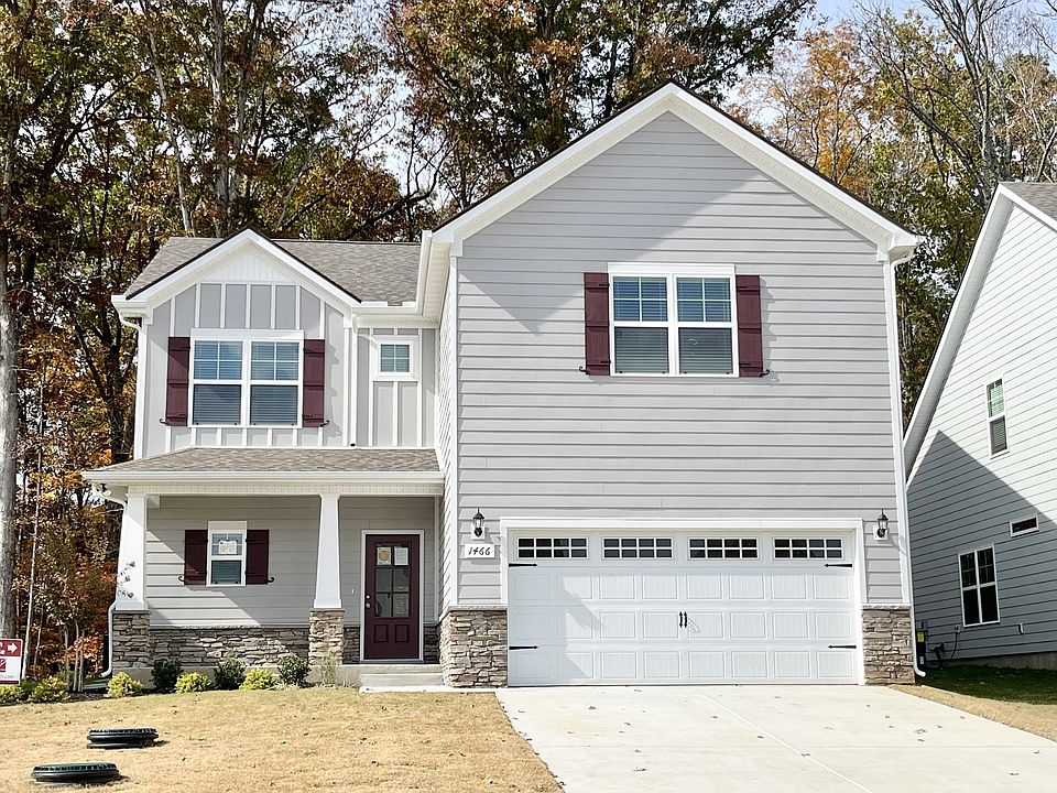 Great looking house that backs up to woods