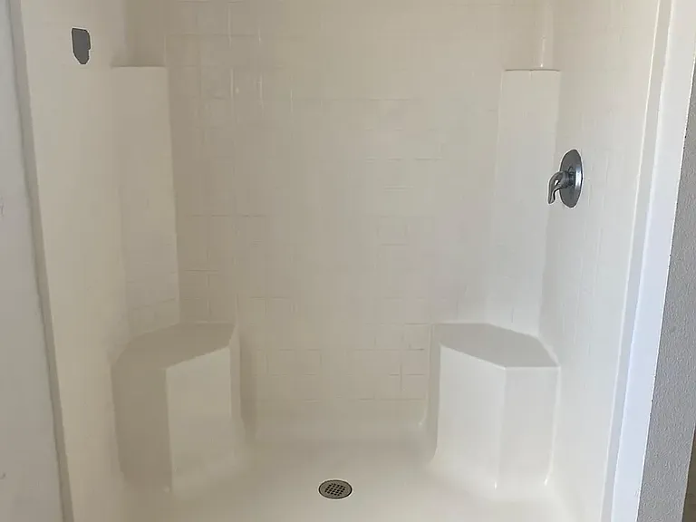 Master shower