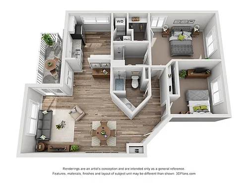 Floor plan 2B