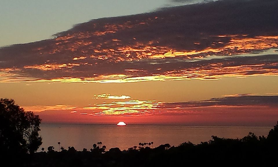 Nightly sunsets with a drink