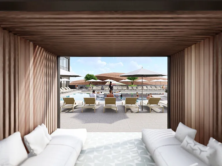 Cabanas at The Resort in The Bridge District.