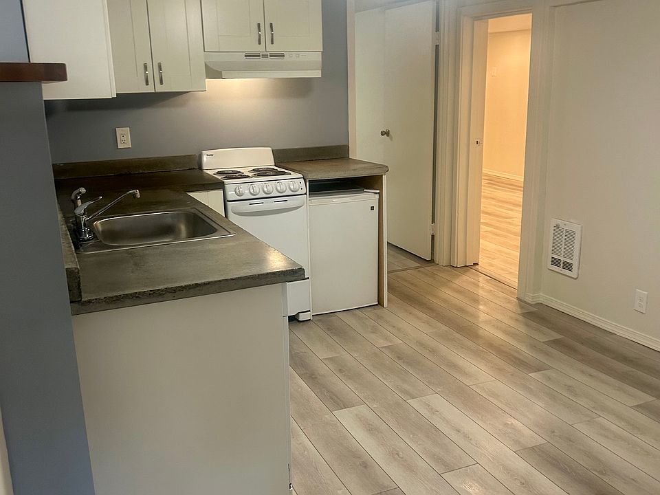 Kitchen with doors to Media Room and Bedroom