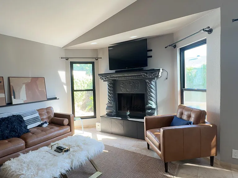 FURNISHED. Cozy TV/Family room.