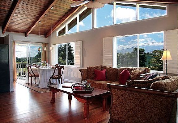 Hardwood floors, soaring ceilings