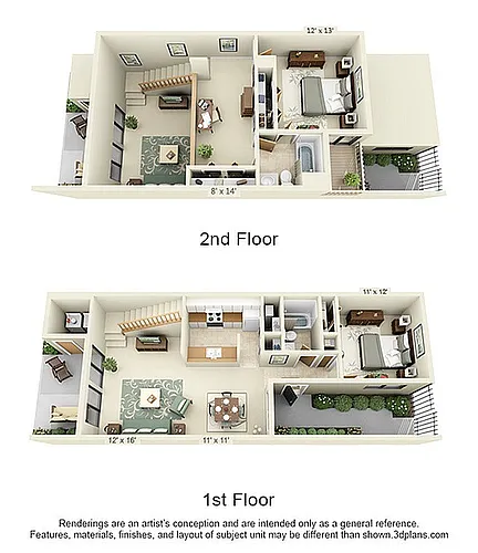 Floor plan 2b Luxe