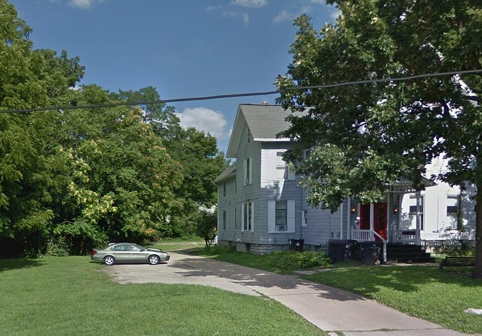 Large grassy field, off street parking