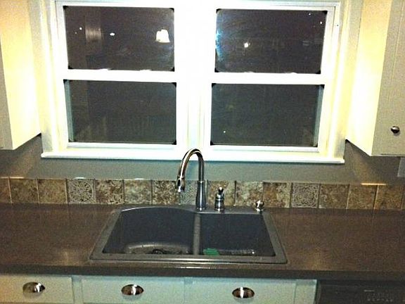 New sink & fixtures