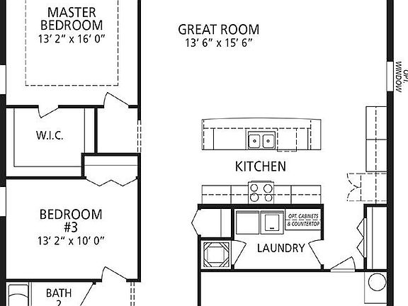 Elevation D - 1st Floor
