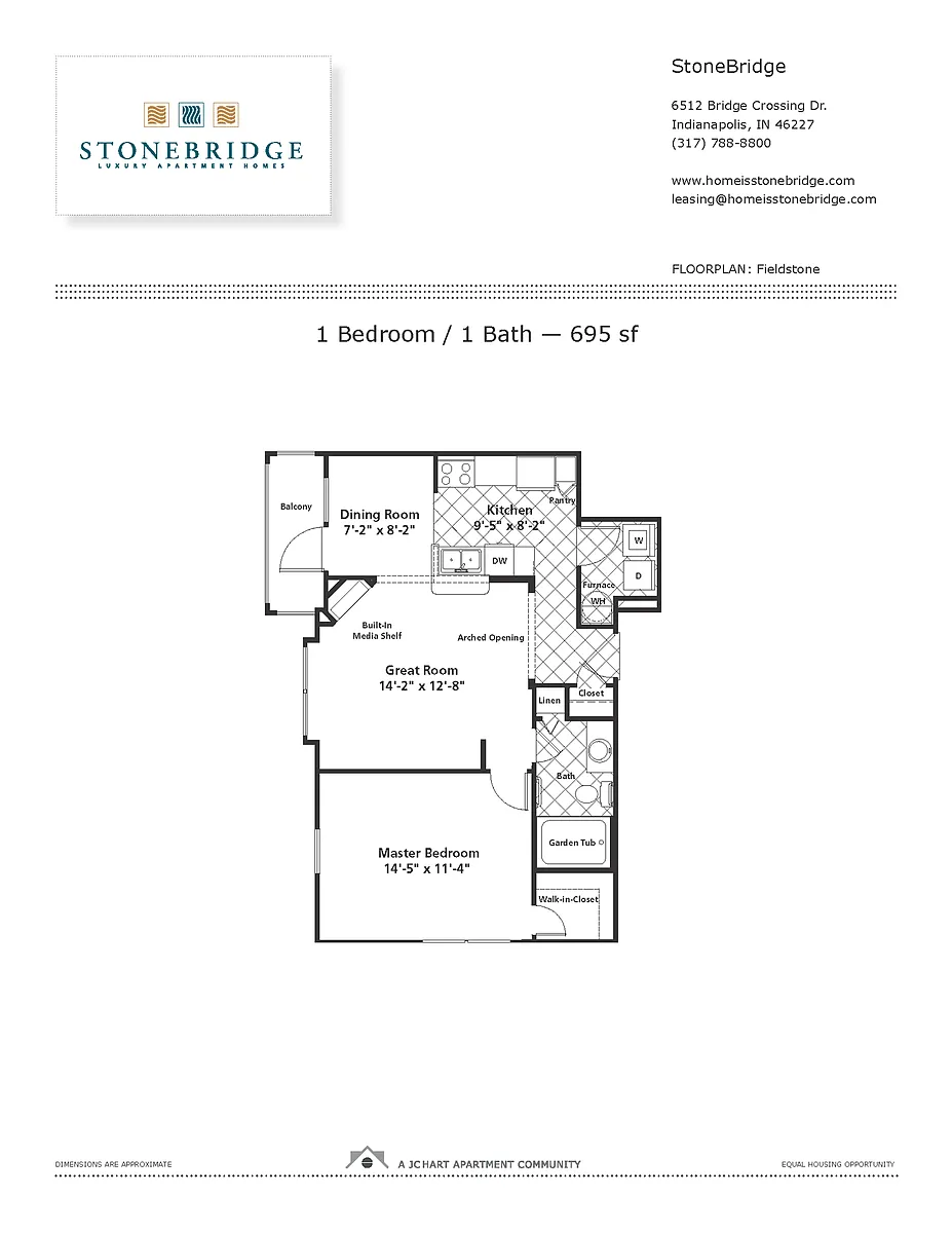 Floor plan Fieldstone A 1.1