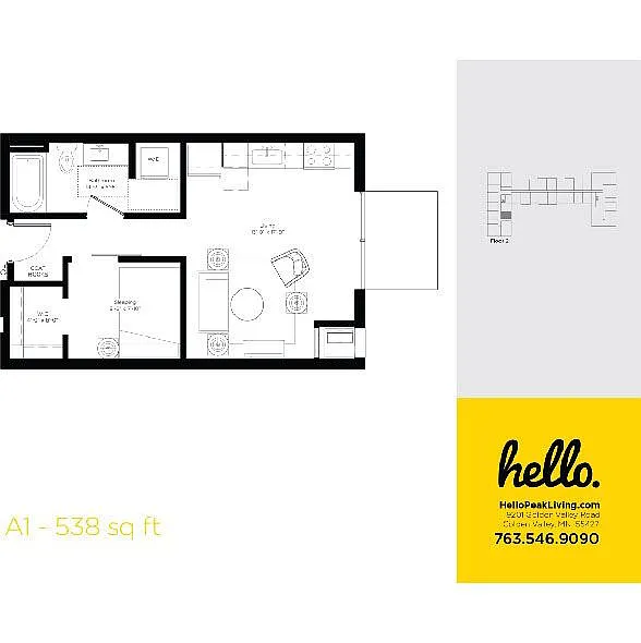 Floor plan A1