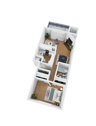 Floor plan 1X1