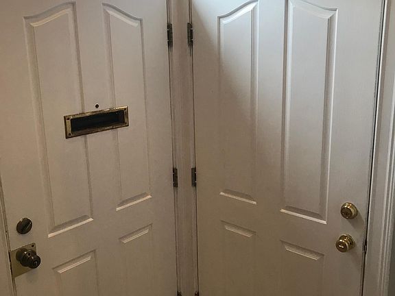 View of Exit door and door to garage parking