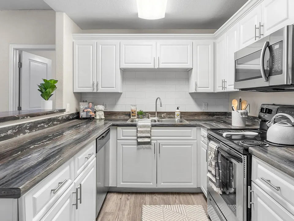 Unleash easy, stylish living with gleaming stainless-steel appliances.