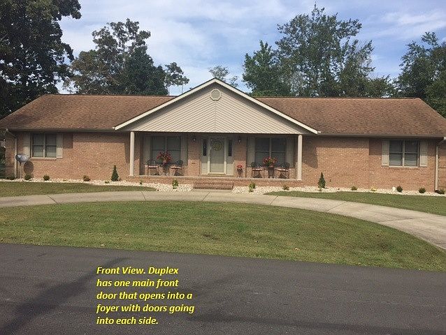 Front View. Front door opens into a foyer, that features sep