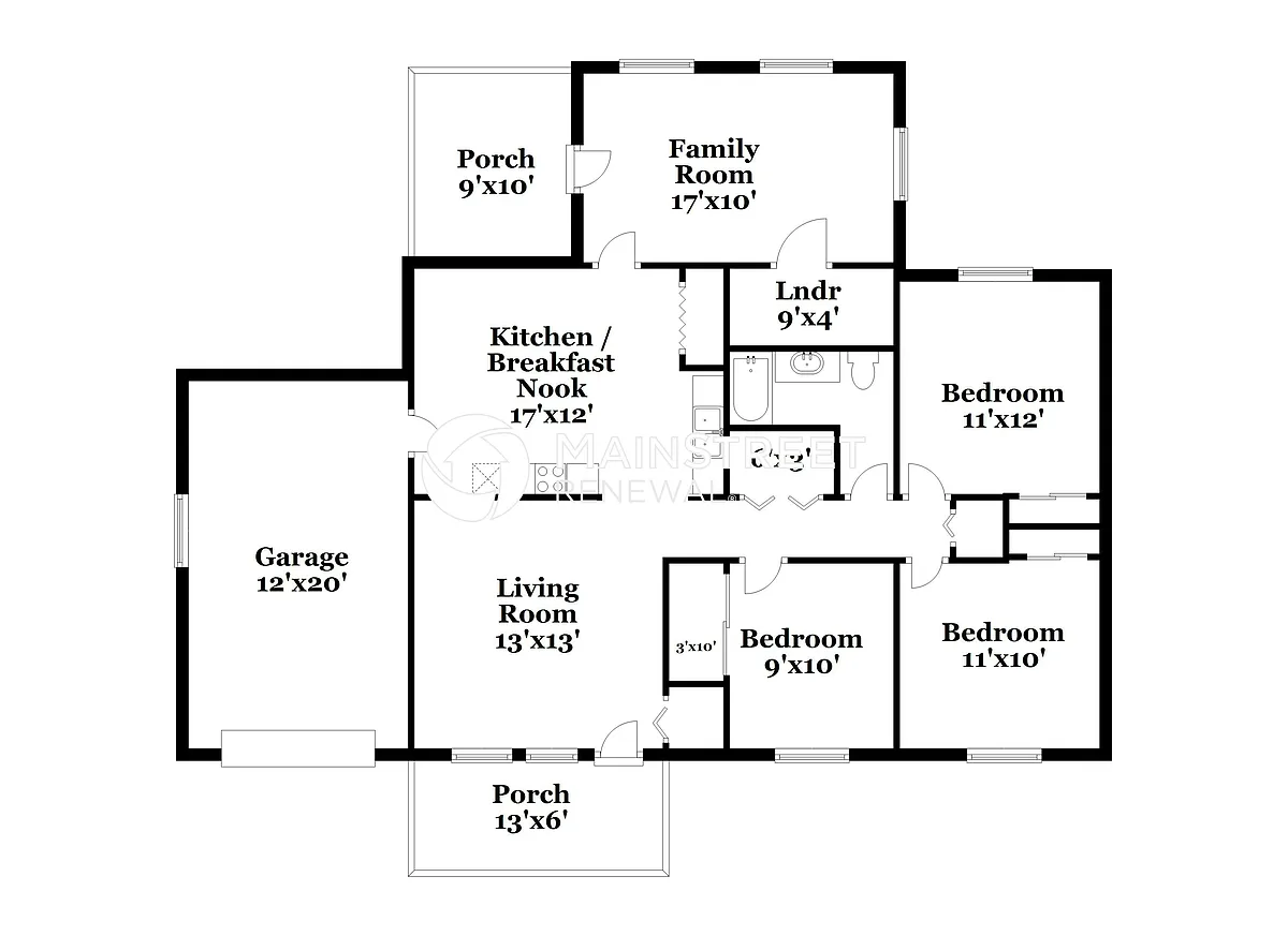 Floor Plan - 524 Harland Dr