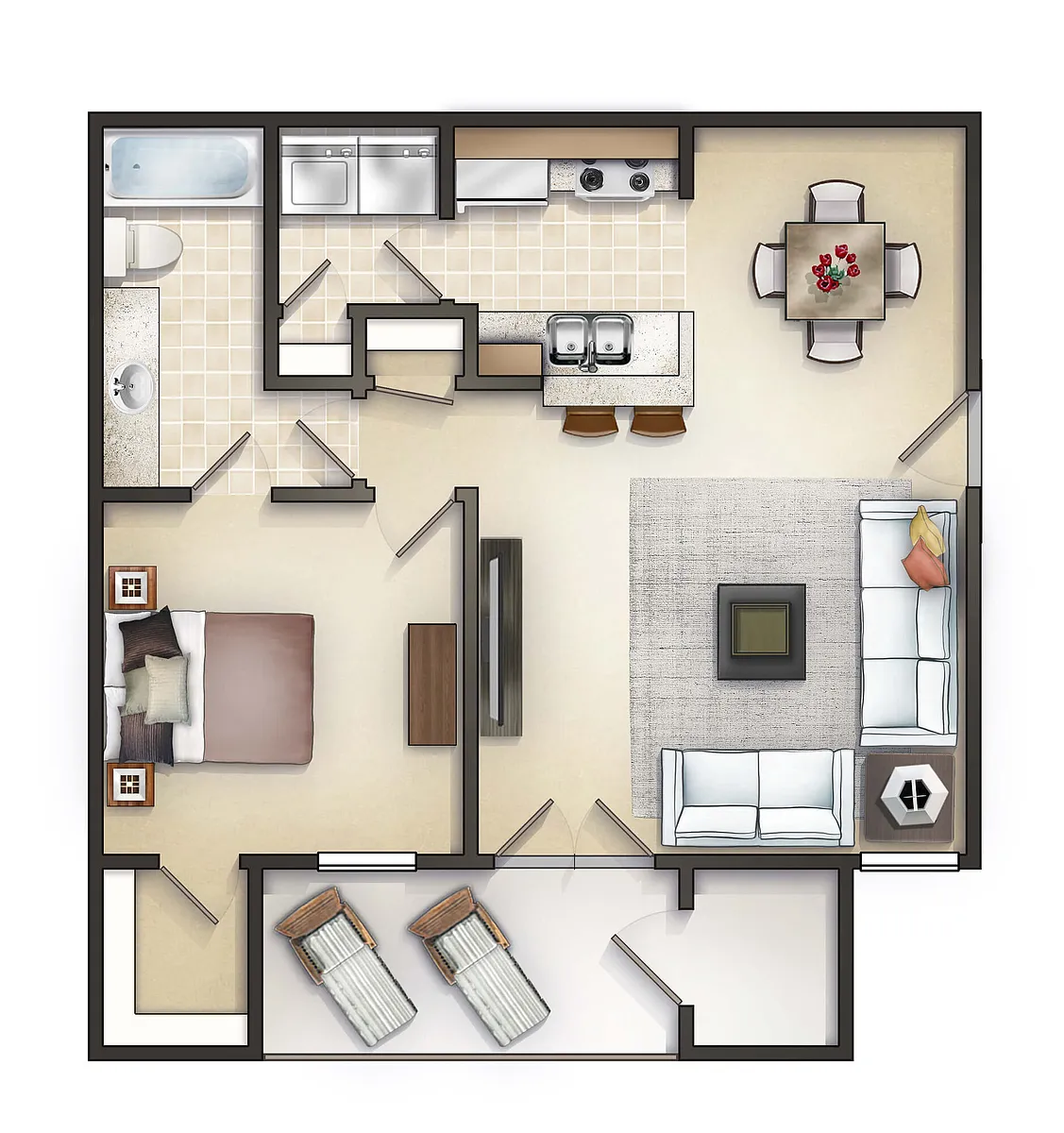 Floor plan The McClintock