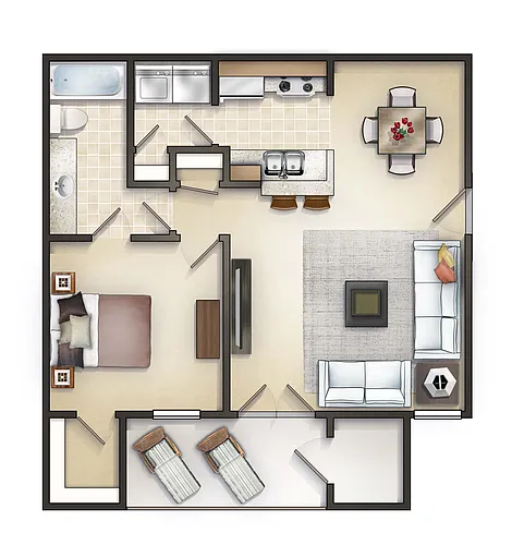 Floor plan The Rhyne