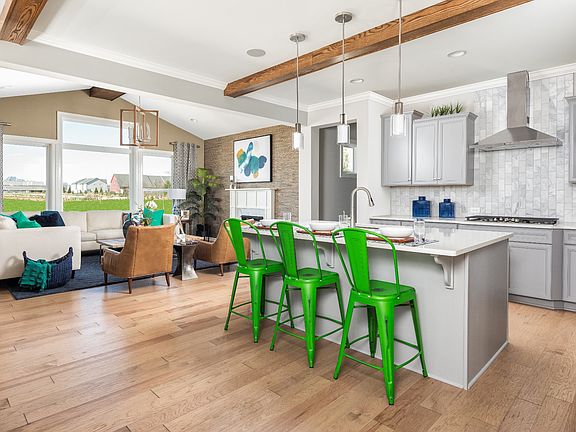 Kitchen and Family Room