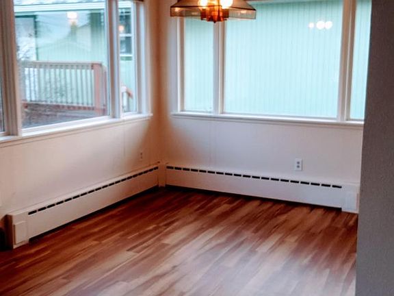 Dining Room with vinyl flooring