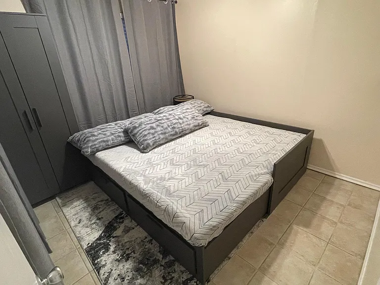 Bedroom 1 does not come furnished.
