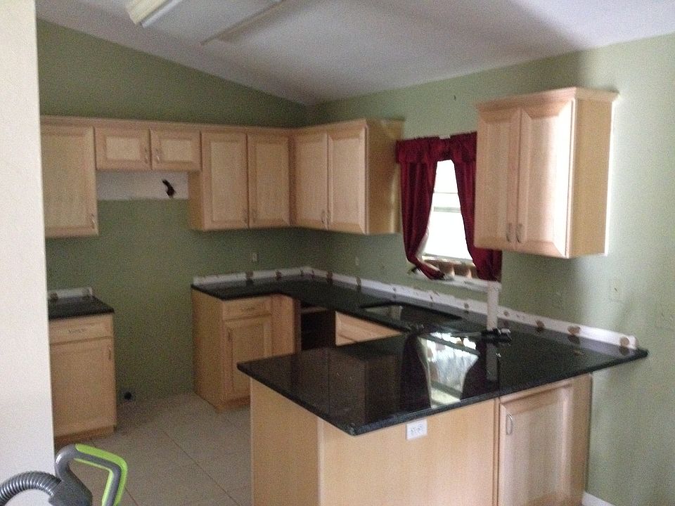 Kitchen being installed