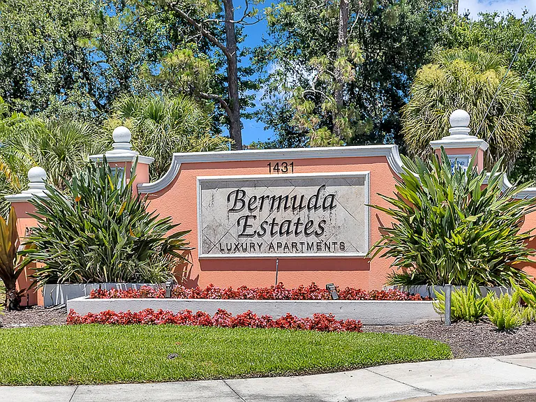 Monument Sign & Lush Landscaping