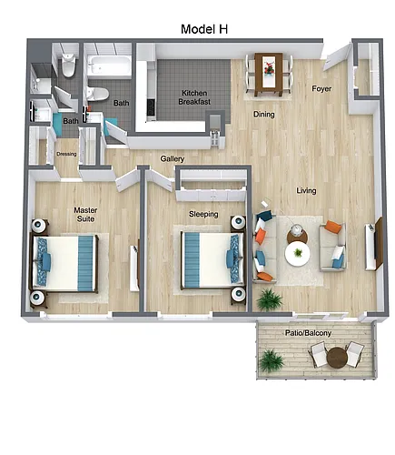 Floor plan E