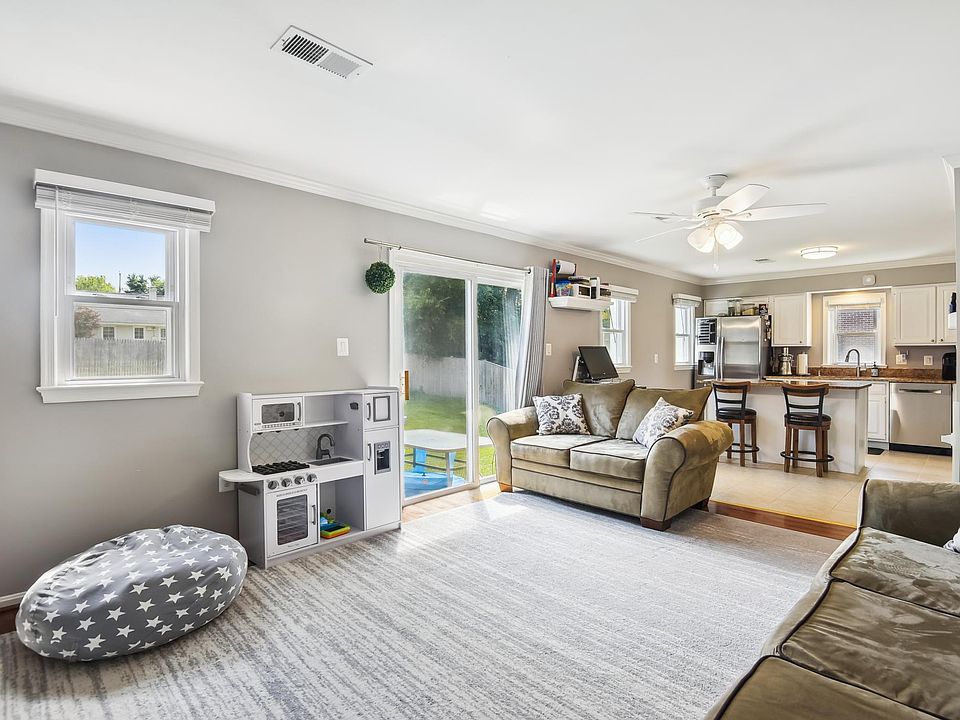 Open kitchen and living room
