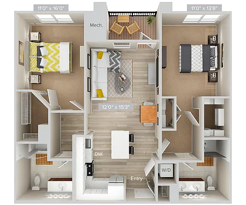 Floor plan B7PS-1083
