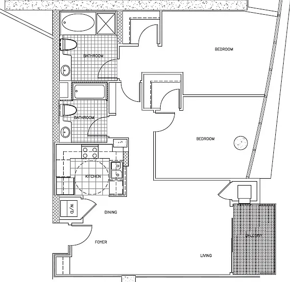 A2 floor plan NoHo 14