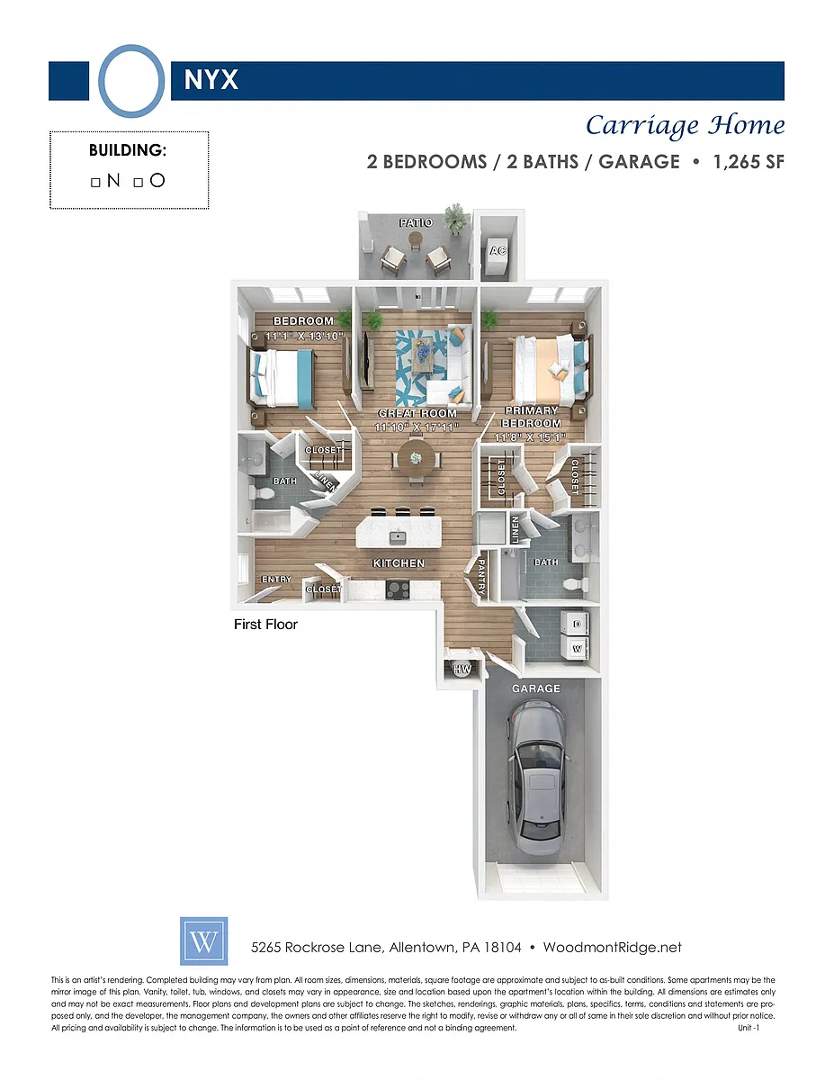 Floor plan Onyx