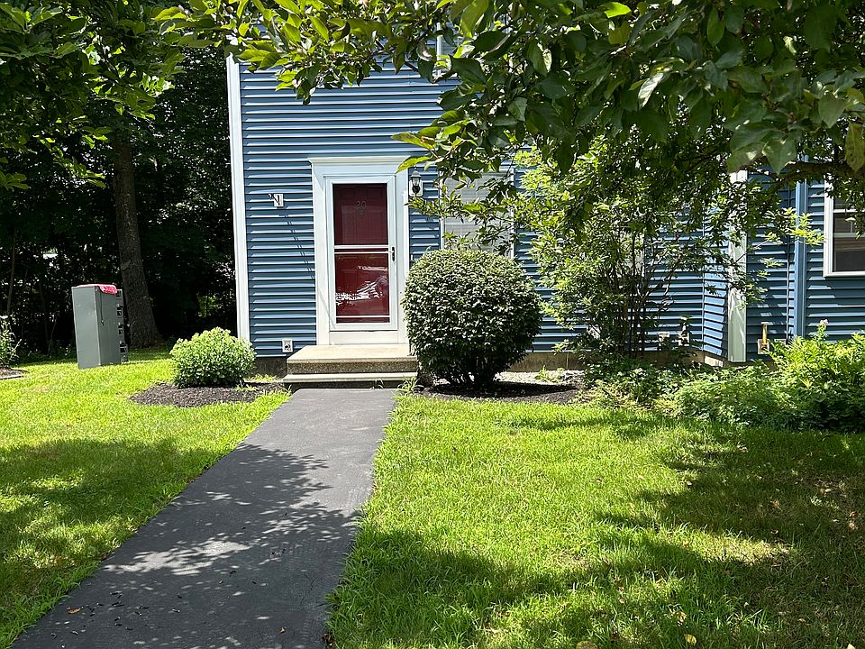 Entrance to 20 Neal Road. End unit of 3 condo building.