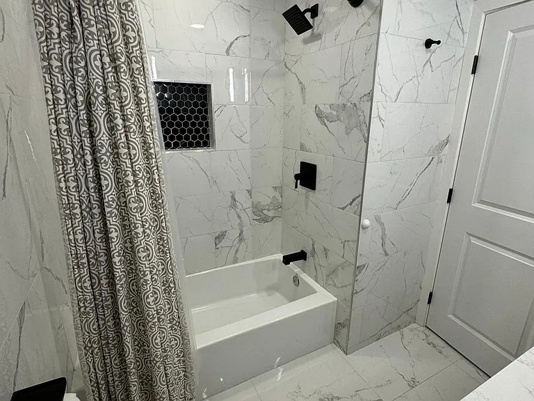 guest bathroom.