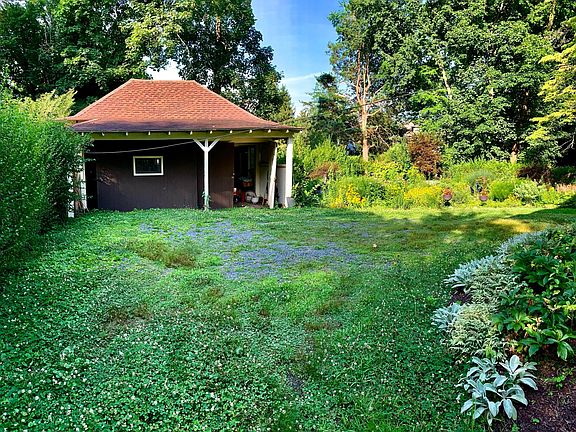 Backyard and 2 car Garage.