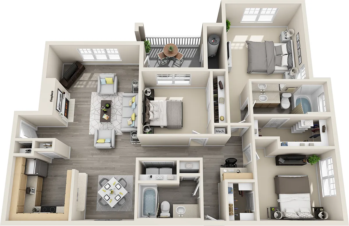 Floor plan C2D - Select