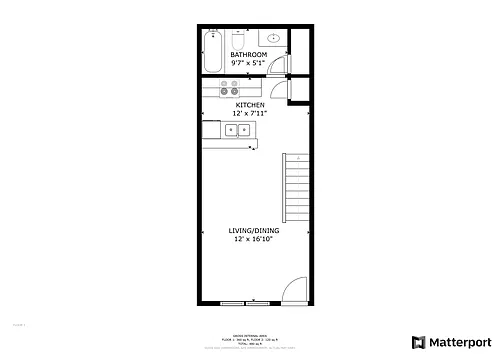 Floor plan One Bedroom