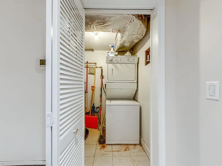 In-unit washer/dryer in the utility room.