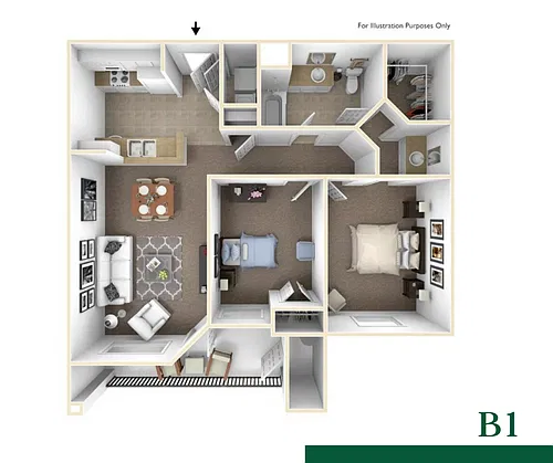 Floor plan B1