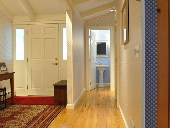 antique hickory floors with radiant heat