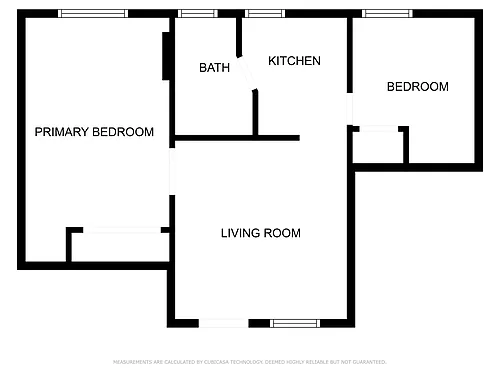 Floor plan 1 Bedroom with Small Office