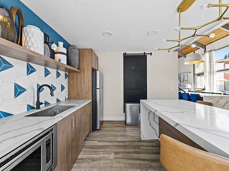 Community Kitchen in the Clubhouse at Veranda La Mesa in La Mesa, CA 91942