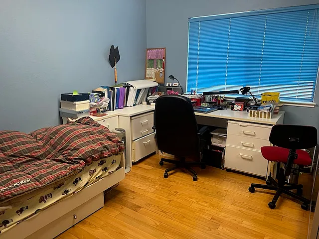 Third bedroom. The house will be rented with as much of its existing furniture as the tenants wa