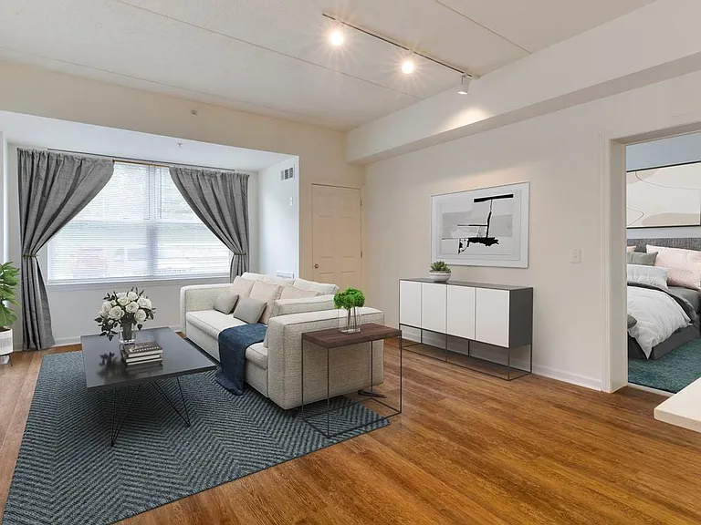 Select apartment homes feature hard surface flooring throughout common areas