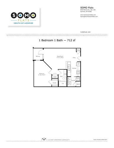 Floor plan Ash 1.1 (U1)