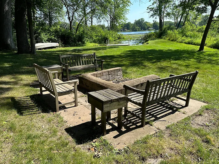 Outdoor Fire Pit, with Lake View