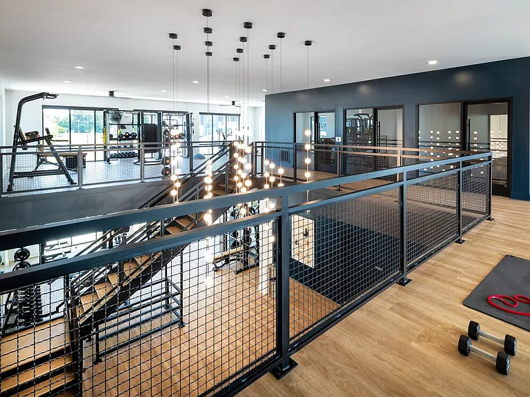 Two-level state-of-the-art fitness center