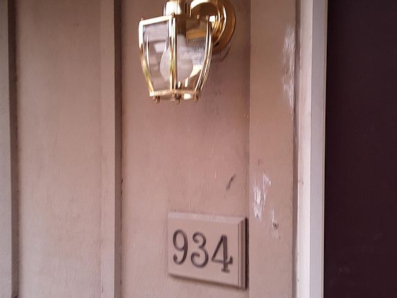 Front door of townhouse