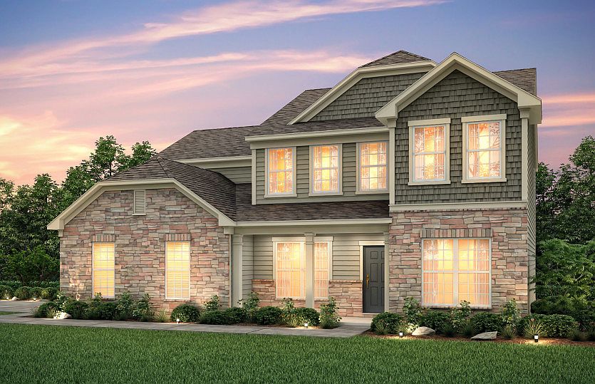Wingate, a two story home w/covered front porch with Home Exterior 6