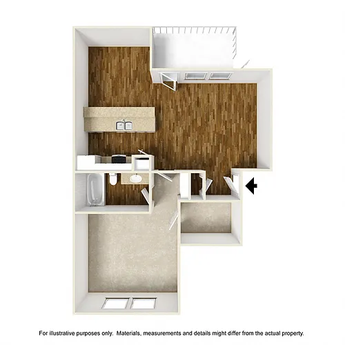 Floor plan Sawgrass-A2
