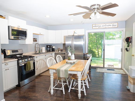 An open-concept kitchen, offering the flexibility to personalize with your own breakfast table